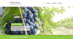 Desktop Screenshot of frutasconde.com