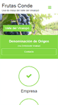 Mobile Screenshot of frutasconde.com