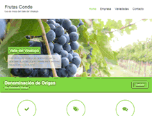 Tablet Screenshot of frutasconde.com